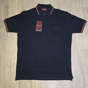 Gucci Polo with Red & Green Trim